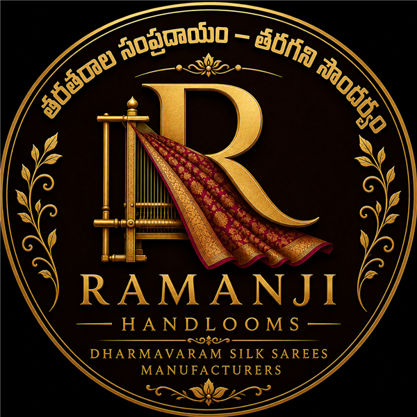Ramanji Handlooms logo - Dharmavaram silk sarees manufacturers