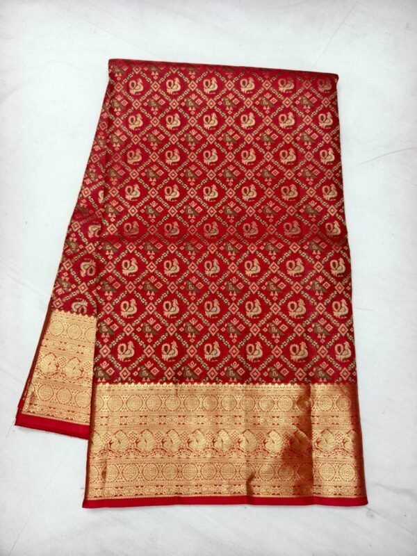 Red Gold Pattu Saree (91)