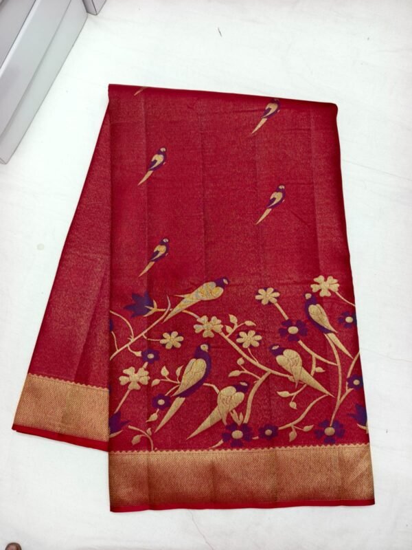 Red Pattu Saree (01)
