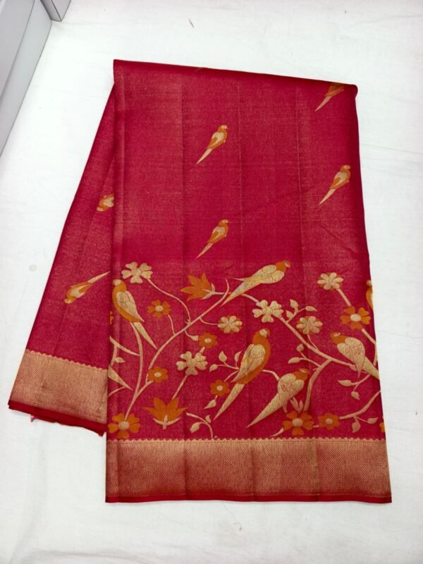 Red Pattu Saree (05)