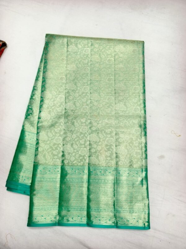 Sea Green Pattu Saree