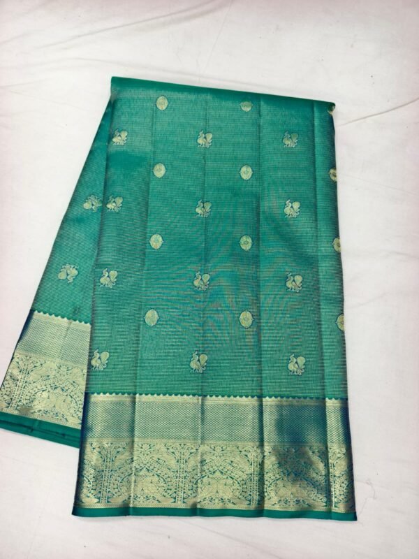 Teal Green Pattu Saree